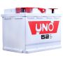 Автомобильный аккумулятор UNO 6CT 562108010 62А/ч-12V ст EN530 европейские обратная 242x175x190