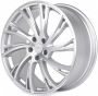 Легковой диск Skill Wheels SL523 9x21 5x120 ET40 66,1 серебро матовое + полированные спицы