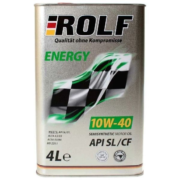 Изображение 10W-40 API SL/CF; ACEA A3/B3/B4 полусинтетическое 4 л 322227 №3