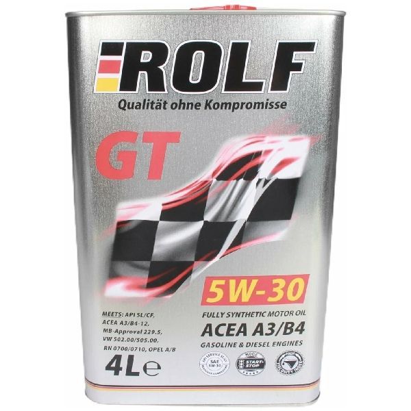 Изображение 5W-30 API SL/CF; ACEA A3/B4 синтетическое 1 л 322619 ж/б №8