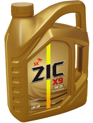ZIC X9 5W-40 API SP; ACEA A3/B4 синтетическое 4 л 162000